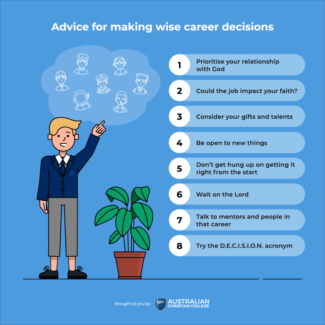 8 tips for making wise career decisions