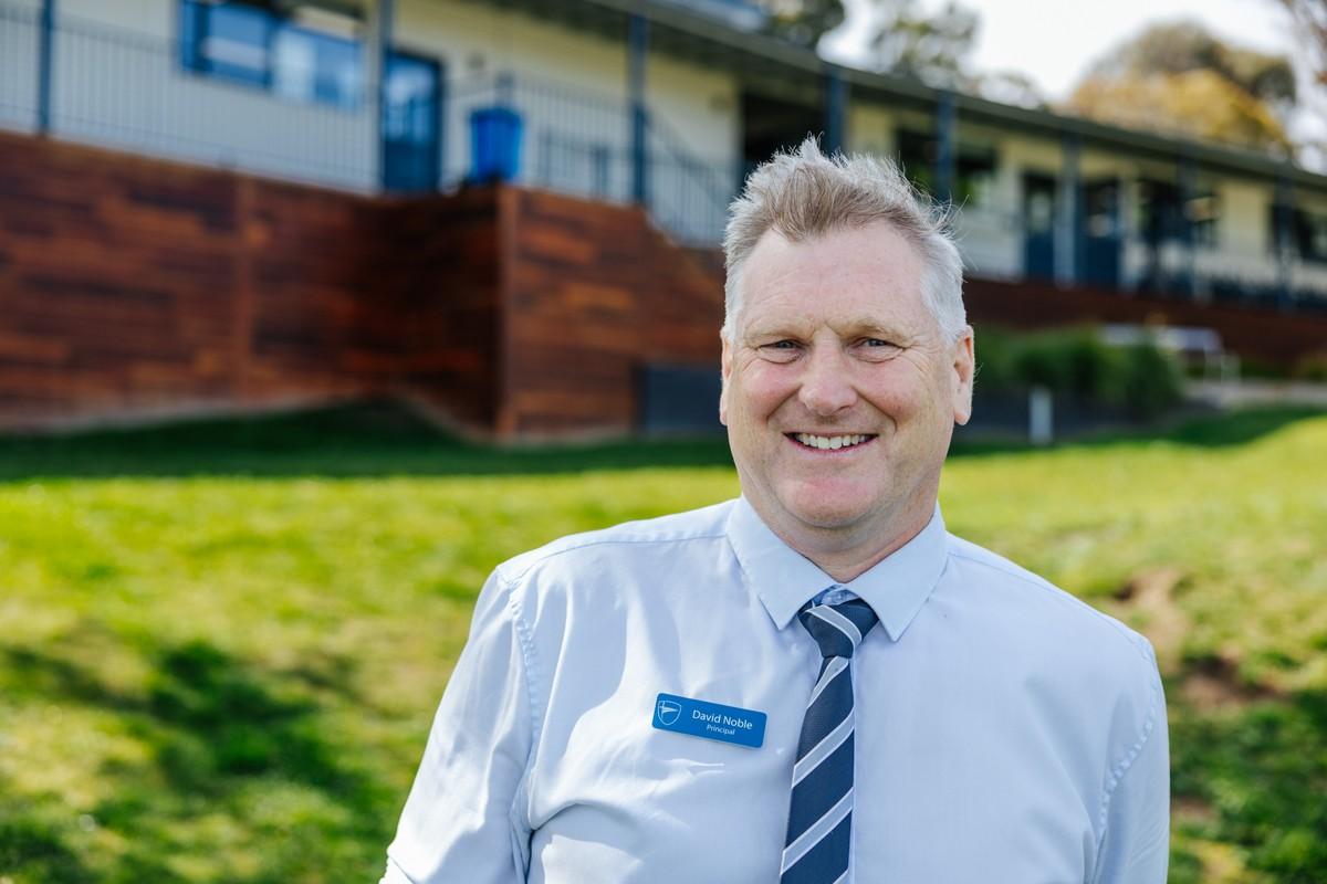 ACC Hobart Principal David Noble on campus — tap to play the principal's vision