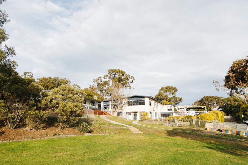 Front walkway of ACC Hobart building