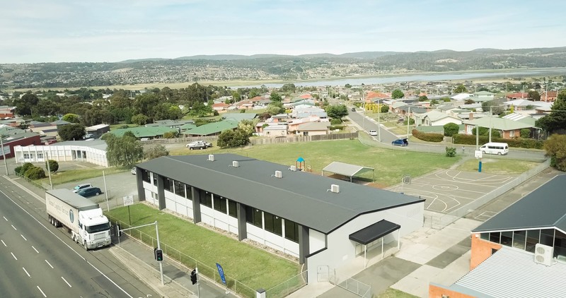 Front walkway of ACC Launceston building