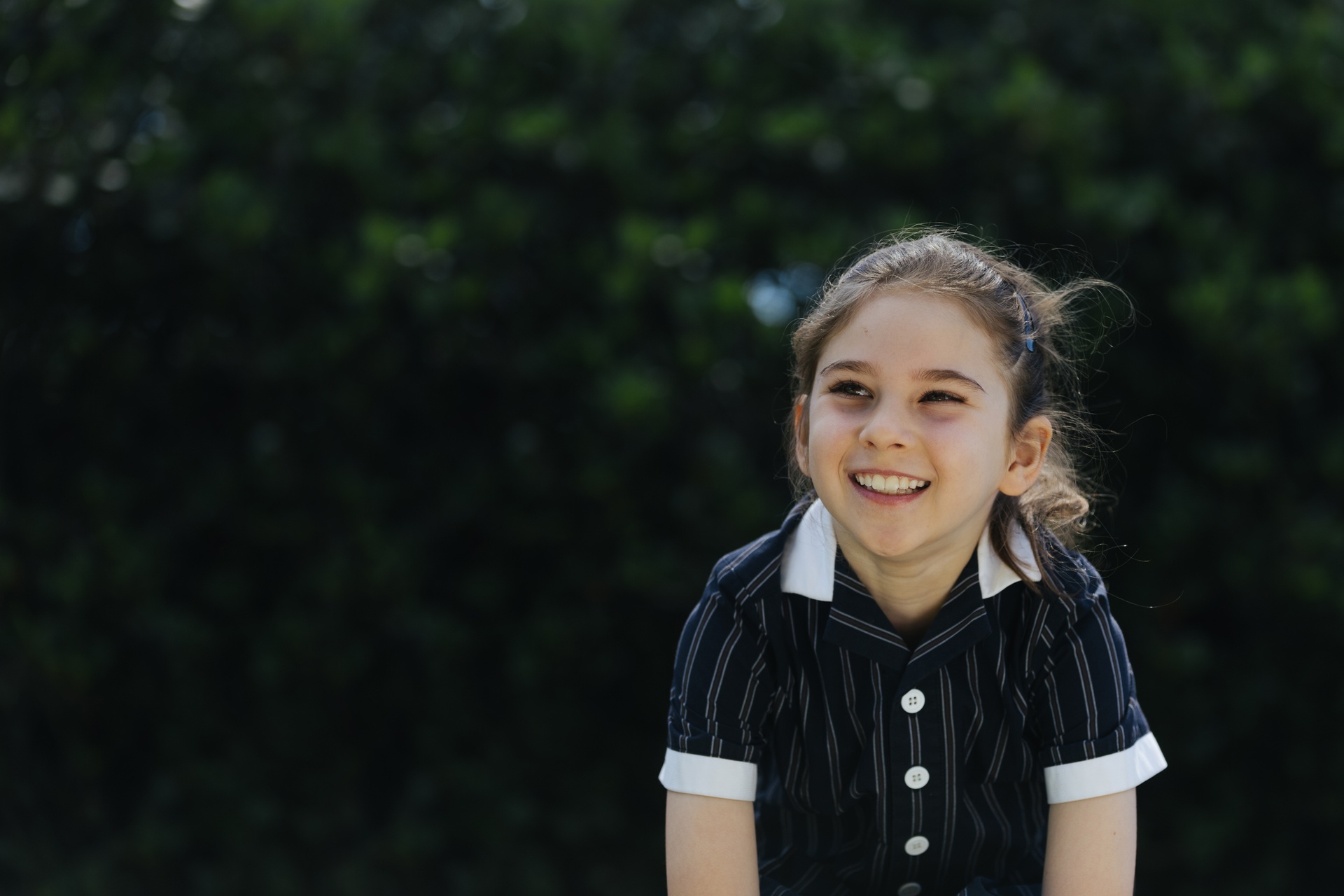Smiling Marsden Park primary school student in ACC uniform