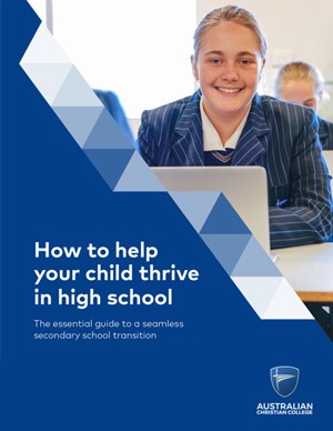 Help your child thrive in High School eguide cover
