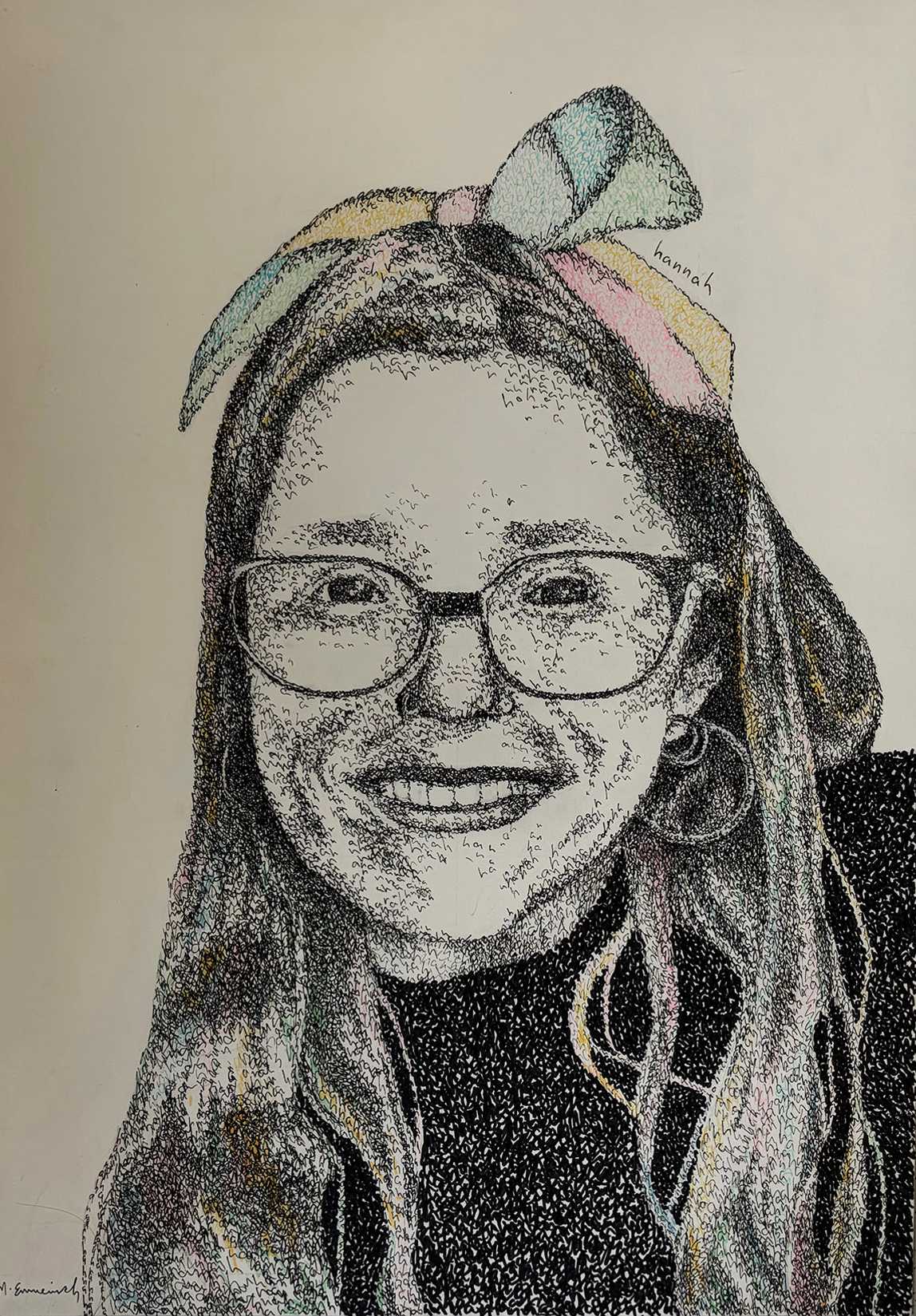 Prize winning student artwork: 'Hannah' by Matilda Emmerich